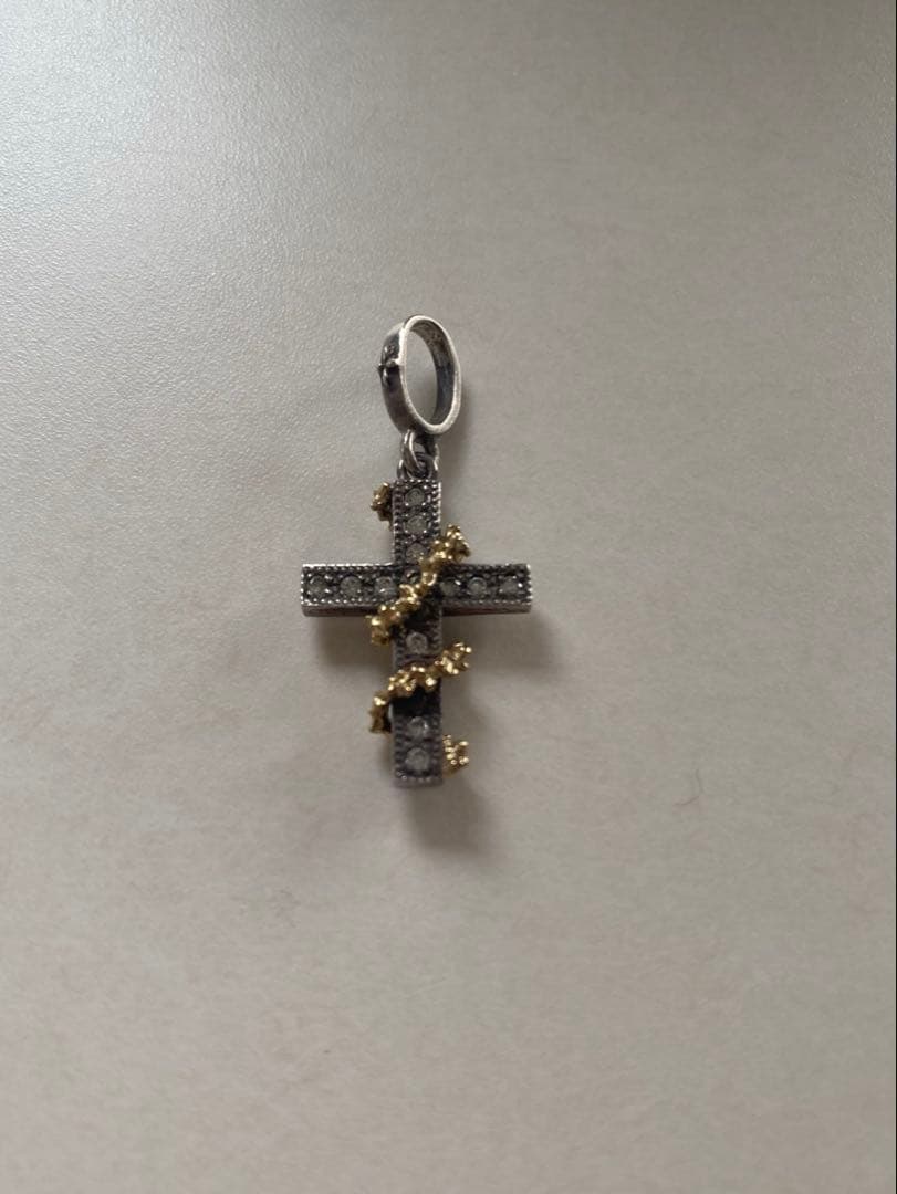 ★Love&hate ラブアンドヘイト クロスネックレス　付属品有