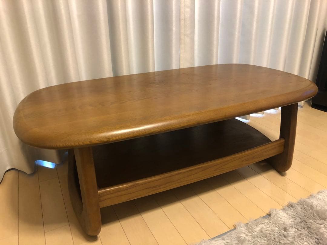 カリモク リビングテーブル 収納棚付き　センターテーブル　TT3770 最終値