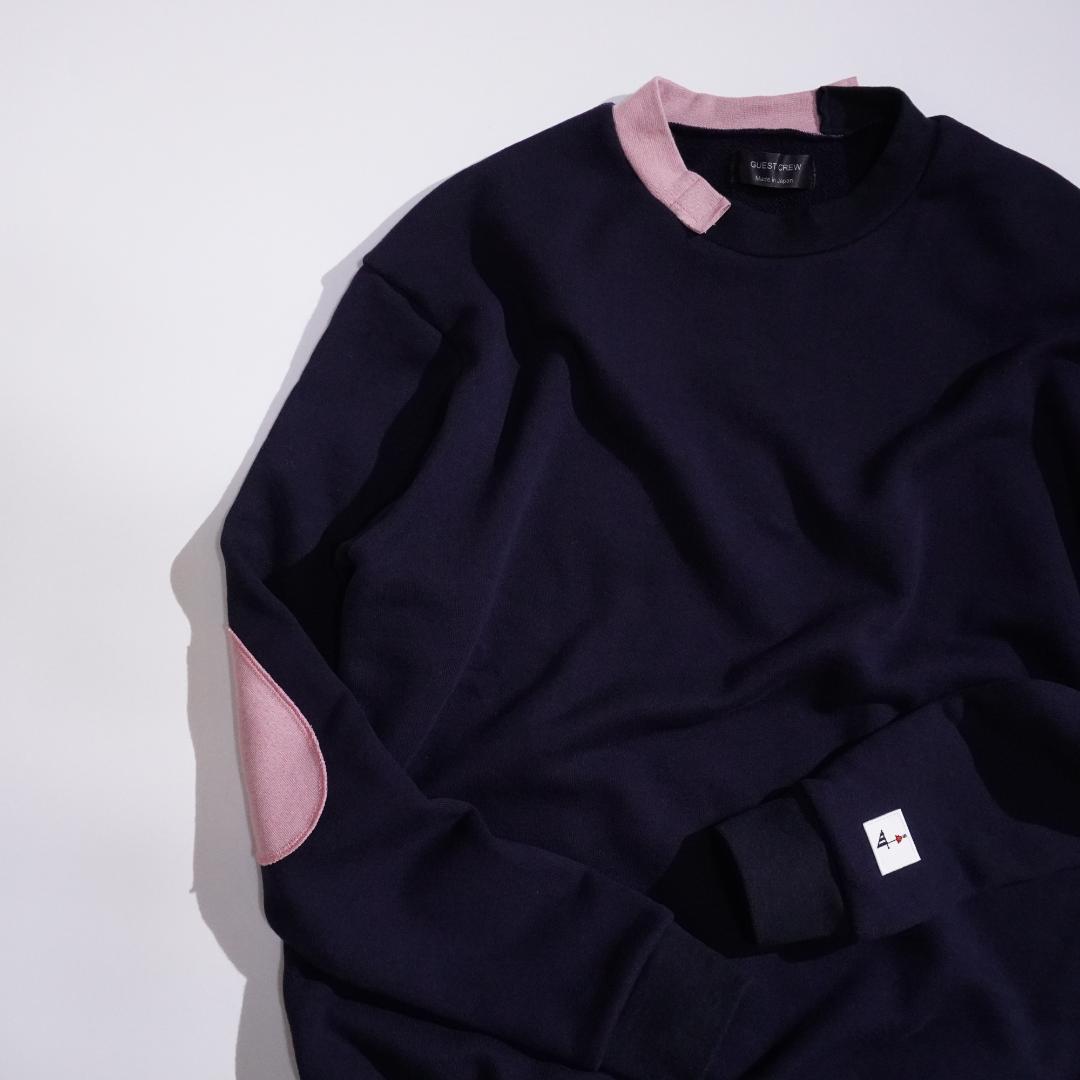 トップス / スウェット / リメイク / ネイビー / ラベンダー