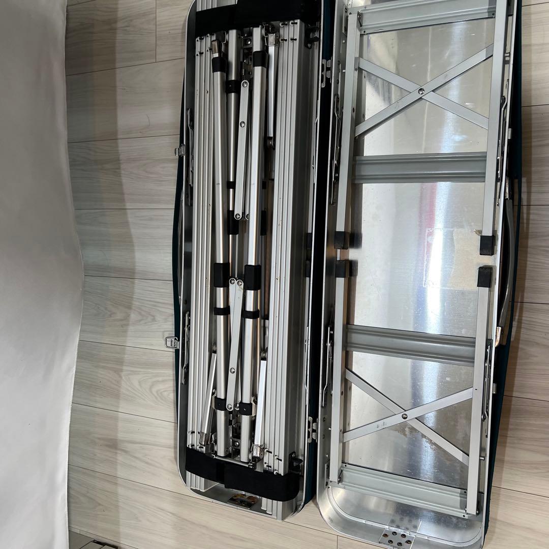 コールマン　テーブルベンチセット　折りたたみアウトドアテーブル　アルミ製