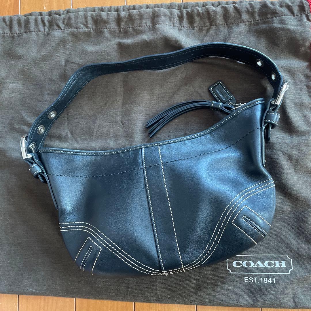 コーチcoach ホーボー型　ワンショルダー　レザー