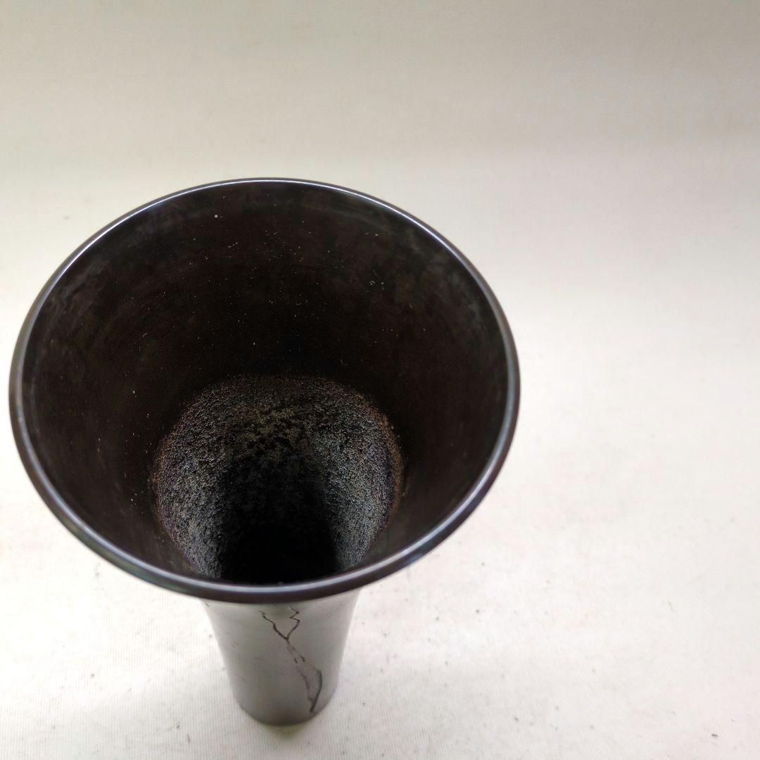 銅製花器　「水仙」　池坊好み　池坊花器