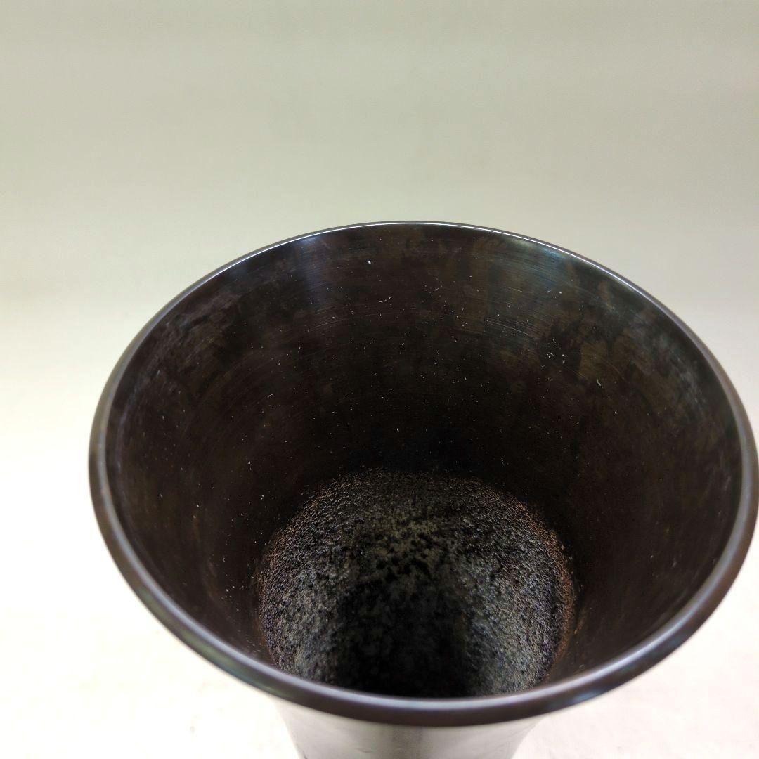 銅製花器　「水仙」　池坊好み　池坊花器