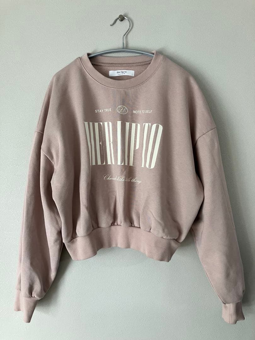 Herlipto ハーリップトゥー　スウェットシャツ　トレーナー