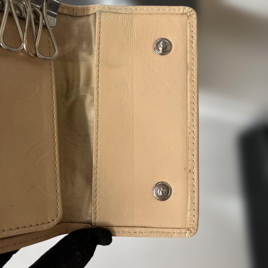 ［正規品］美品　CHANEL カンボン　キーケース　　シリアルシール付き