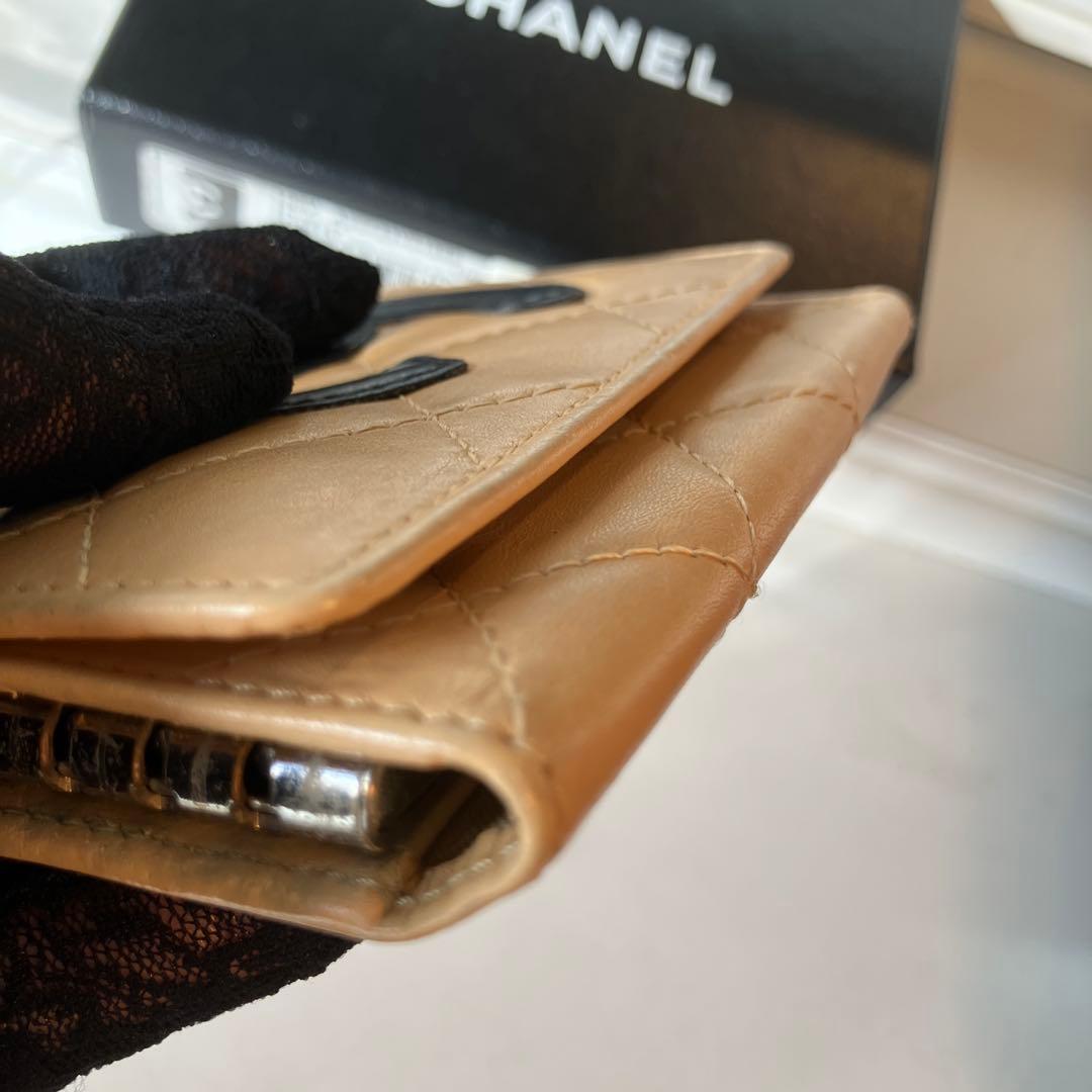 ［正規品］美品　CHANEL カンボン　キーケース　　シリアルシール付き