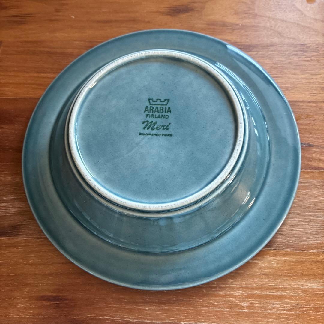 Arabia　Meri　メリ　スーププレート　２枚セット　ペア　サラダボウル