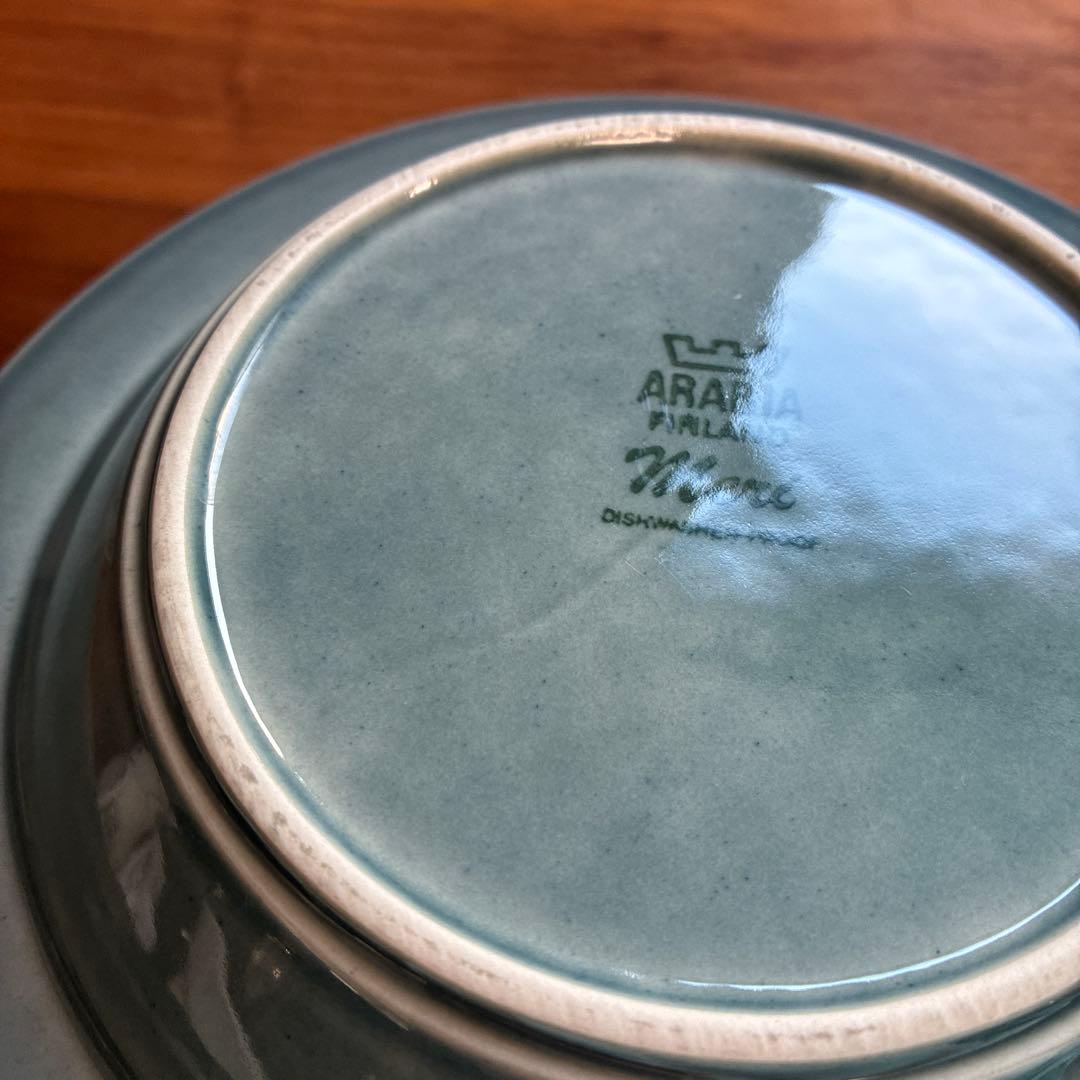 Arabia　Meri　メリ　スーププレート　２枚セット　ペア　サラダボウル