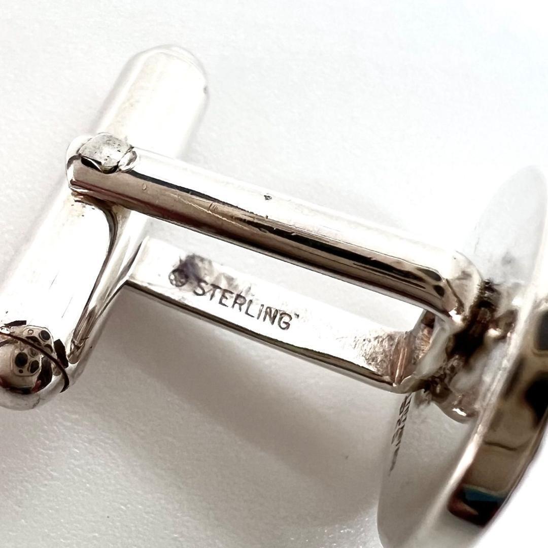 美品✨ ティファニー ネクタイピン カフス シルバー 925 バスケット柄 格子