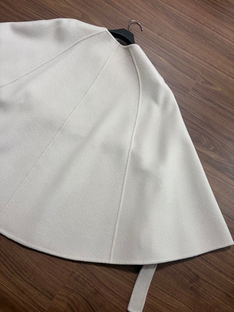 ANAYI シャルムビーバーケープコート　ウール ポンチョ ベージュ　36