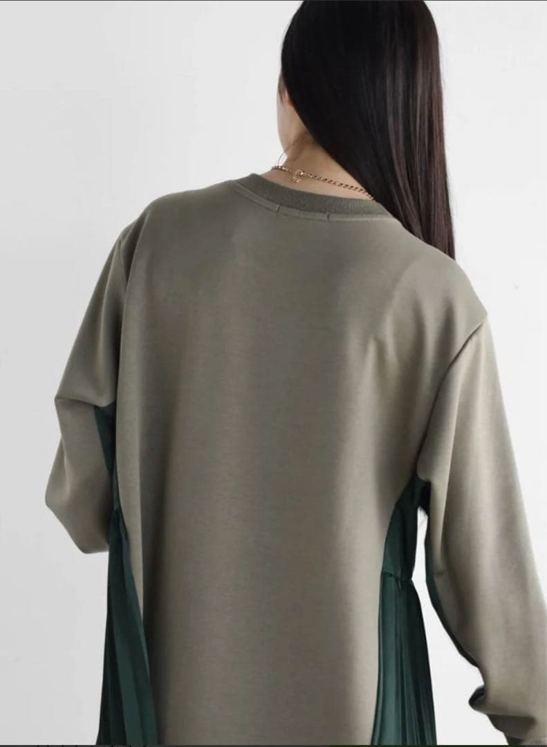 撫子◆定価15000円◆新品タグ付◆ヤマダヤ◆プリーツドッキングワンピース