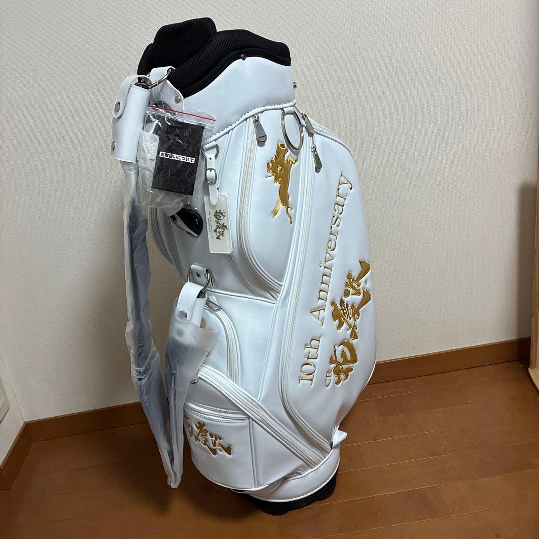 花の慶次 ゴルフ キャディバッグ ホワイト 新品 未使用 非売品