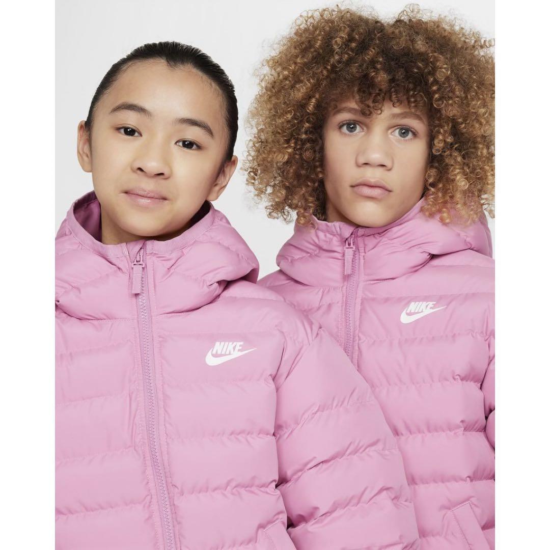 160cm 新品 ナイキ キッズ ライトウェイト シンセティックフィル ピンク