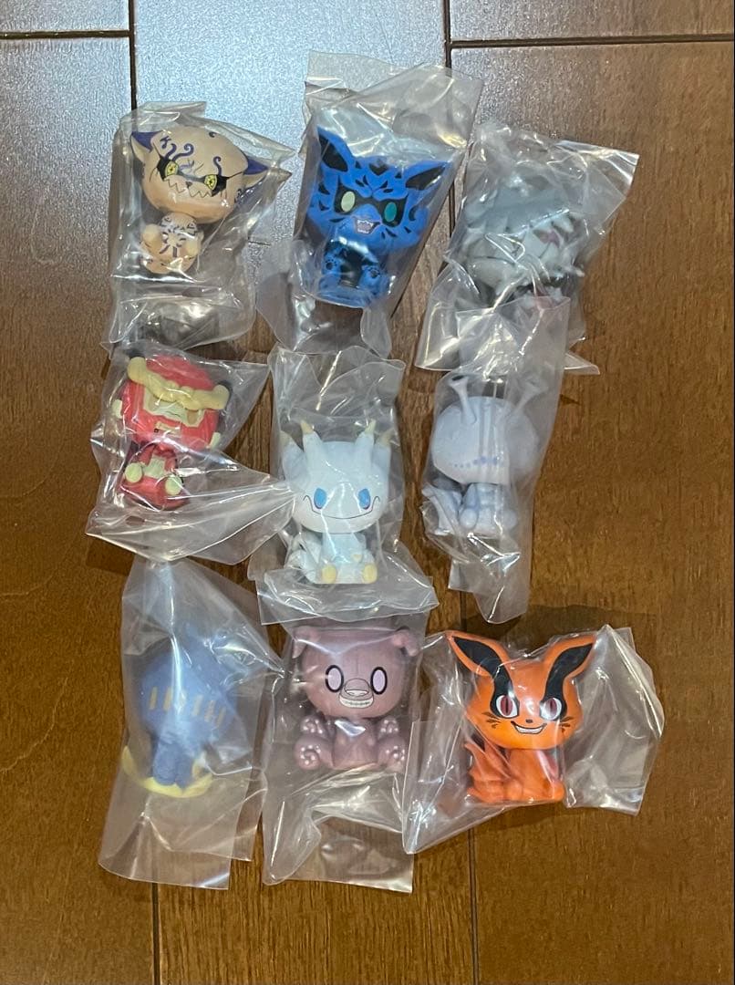 一番くじ NARUTO ナルト 繋がる思い Ｅ賞 尾獣 ちょこのっこ ９種コンプ