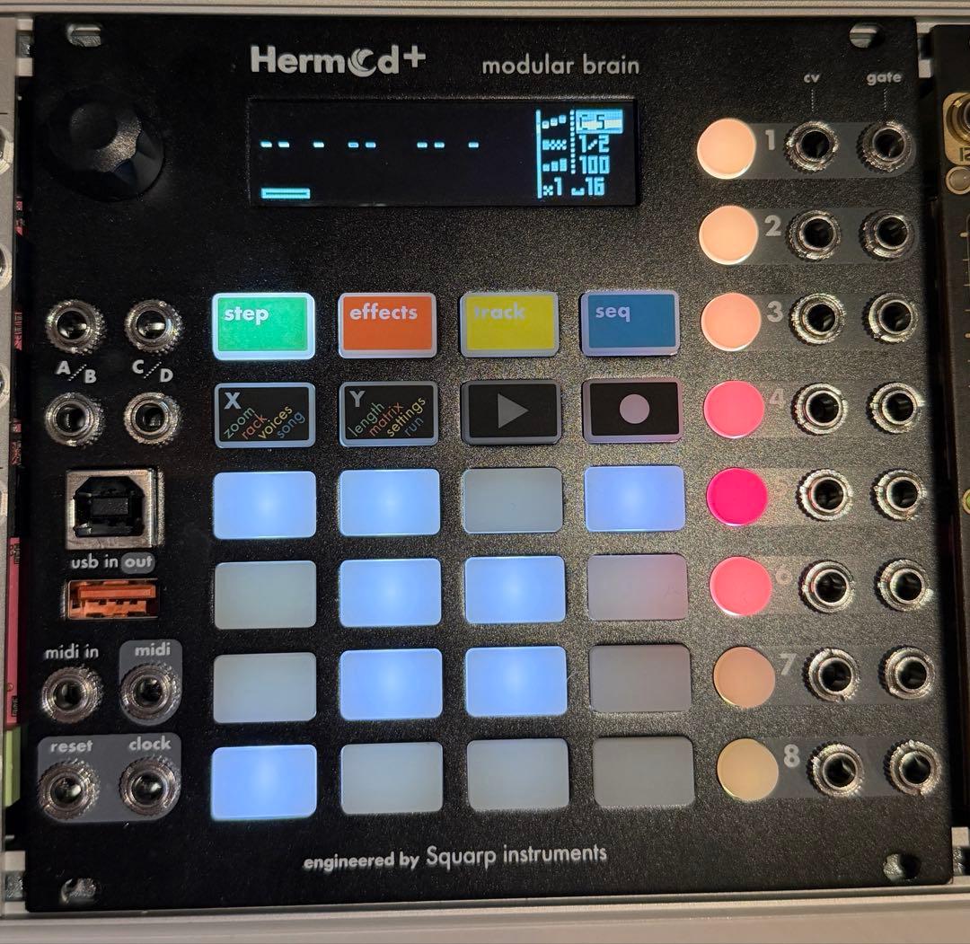 Squarp Hermod+ plus モジュラーシンセ シーケンサー