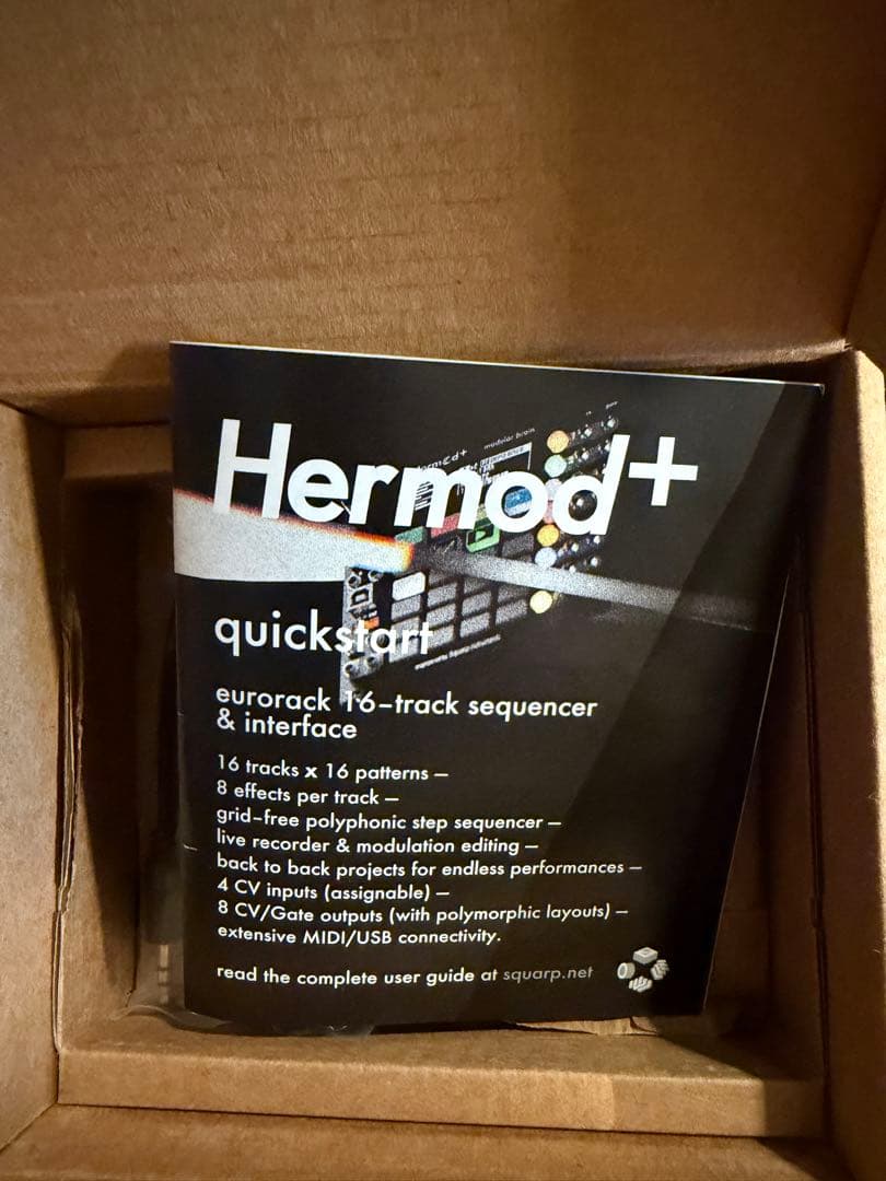 Squarp Hermod+ plus モジュラーシンセ シーケンサー