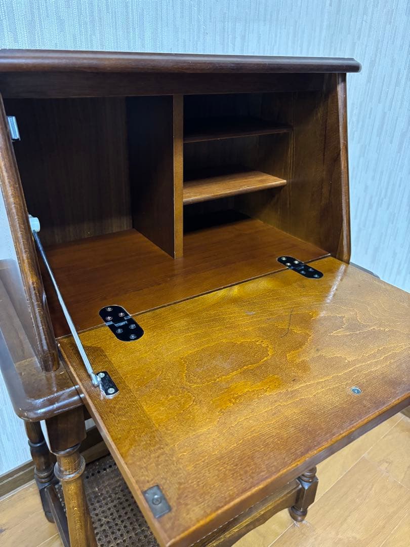 サ*ノ様 カリモク家具 コロニアル ライティングビューロー ライティングデスク