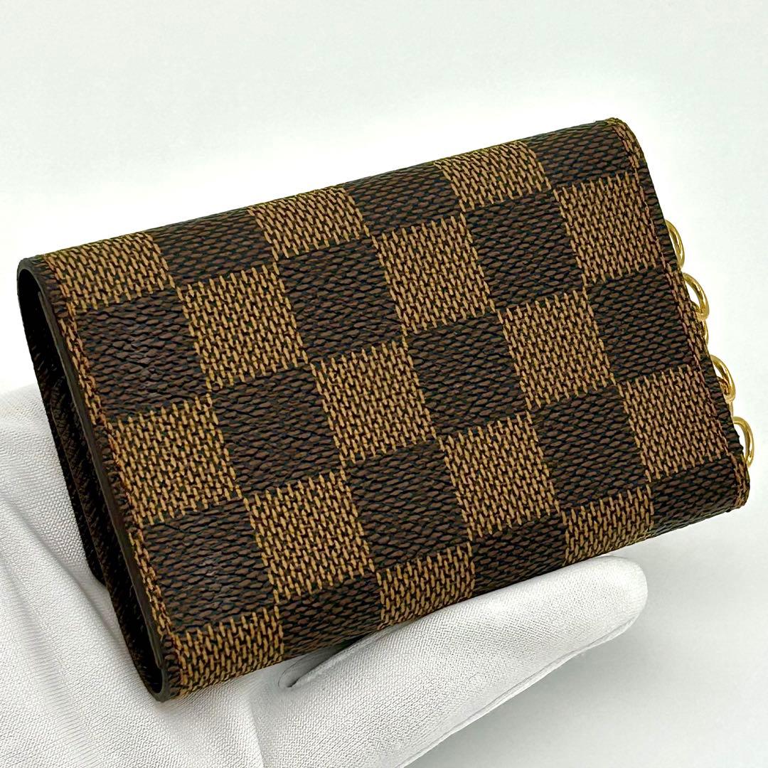 【極美品・付属品有り】ルイヴィトン ダミエ ミュルティクレ6 キーケース