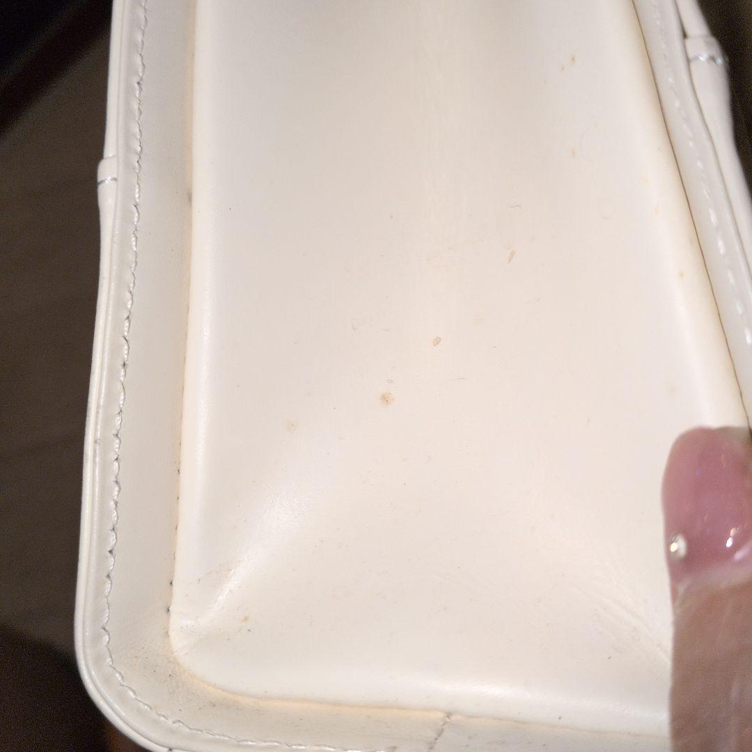 希少美品Vivian Westwood　ホワイト　 レザー　ビジネスバッグオーブ