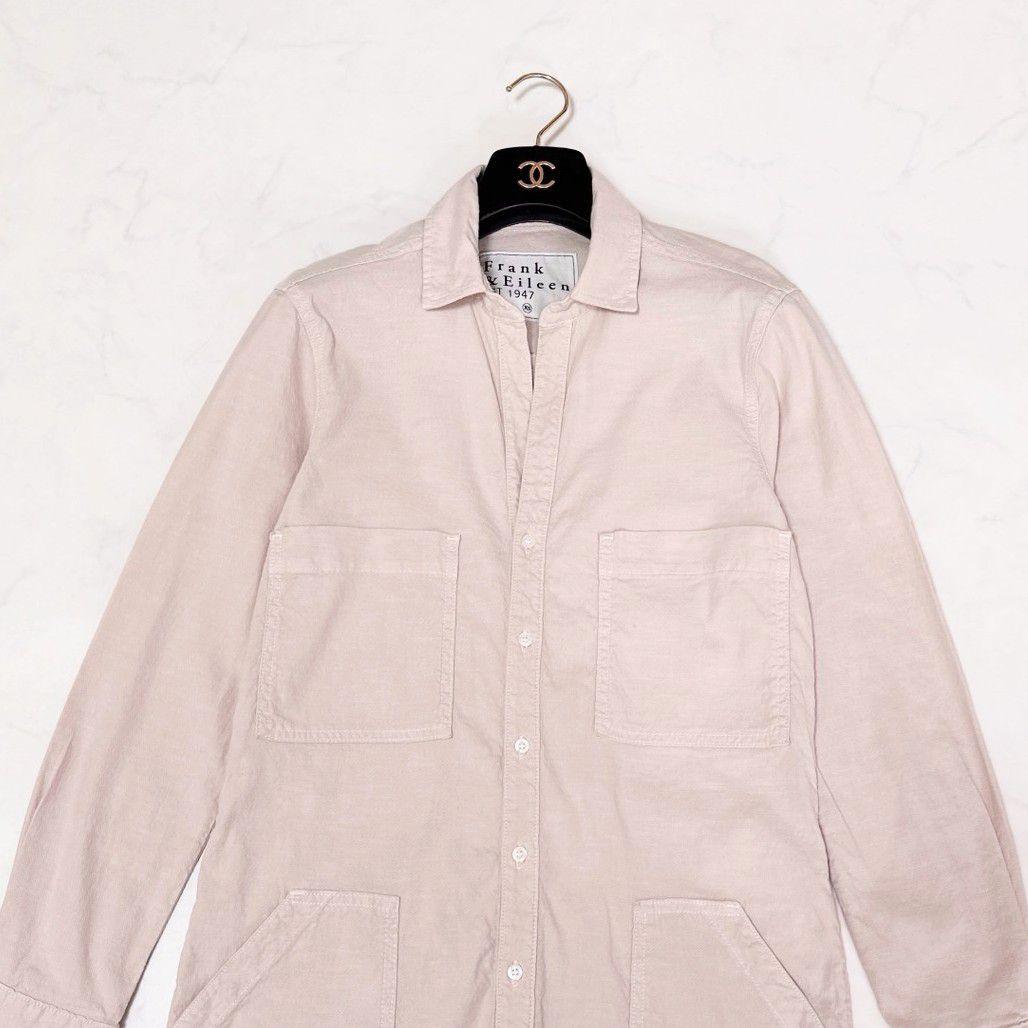 美品✨️ Frank & Eileen　オールインワン　コットン リネン　ピンク