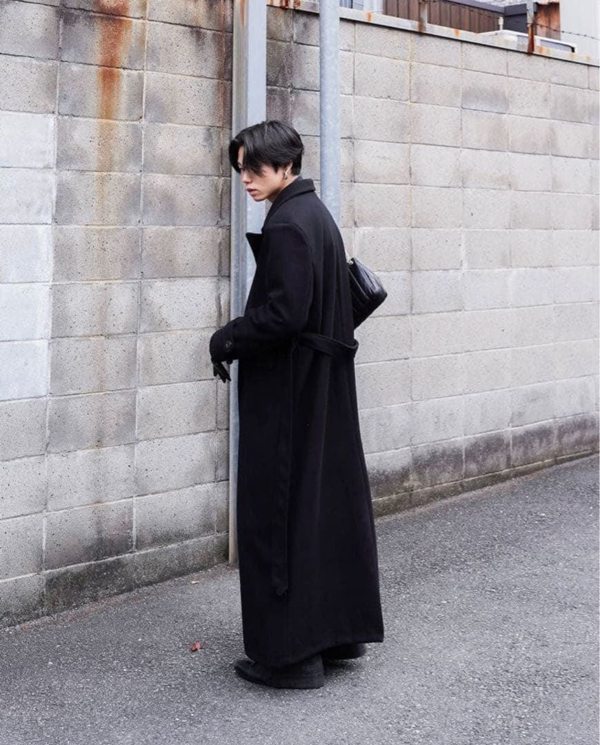 hype kyoto double long coat ［blk］