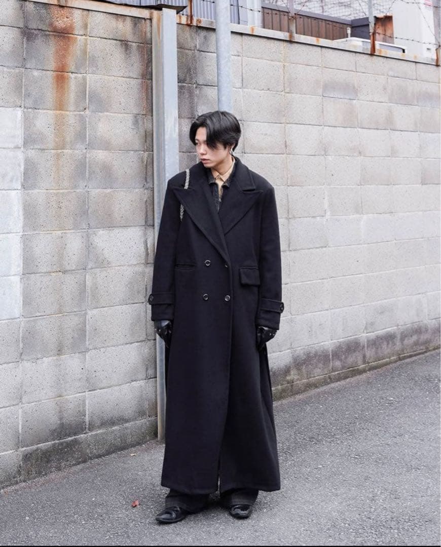 hype kyoto double long coat ［blk］