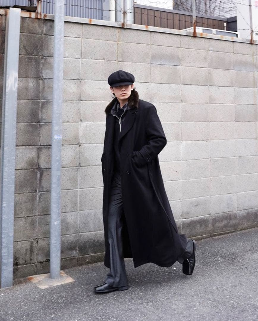 hype kyoto double long coat ［blk］