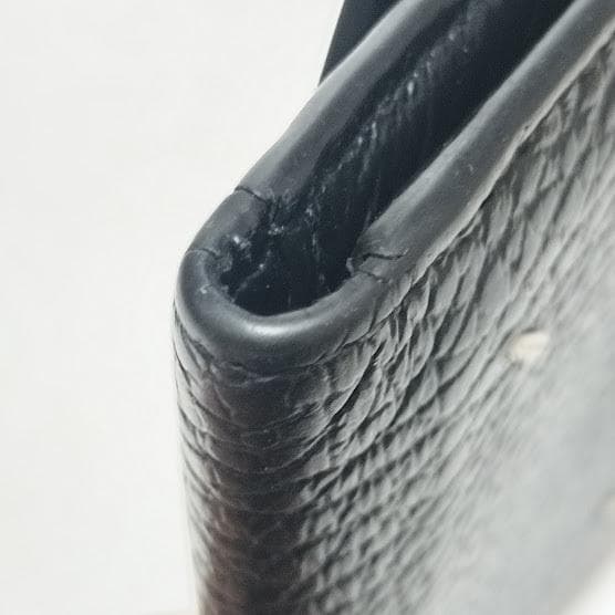 マルタンマルジェラ 三つ折り財布 レザー 黒/ブラック