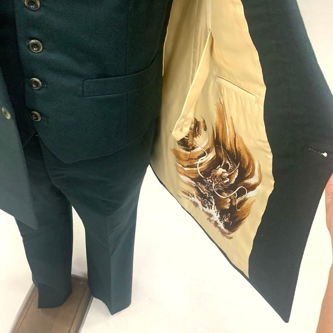 【rp 】オーダースーツ グリーン BTS ダイナマイト テテ風　日本製
