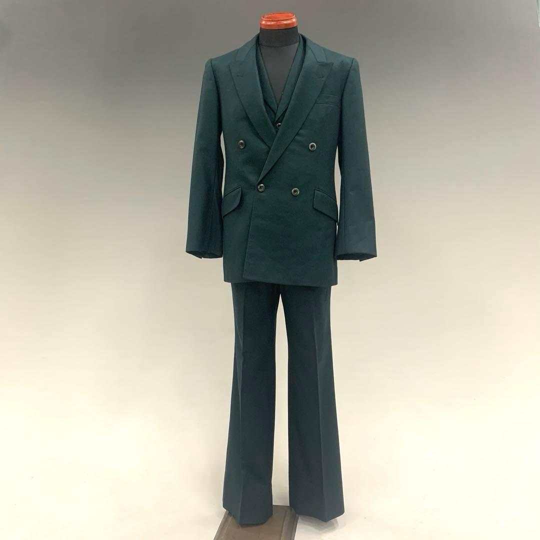 【rp 】オーダースーツ グリーン BTS ダイナマイト テテ風　日本製