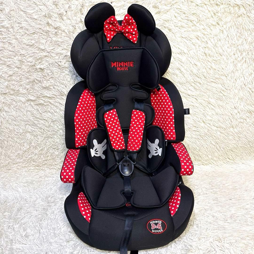 『美品‼︎』西松屋限定　ミニーマウス ジュニアシート チャイルドシート