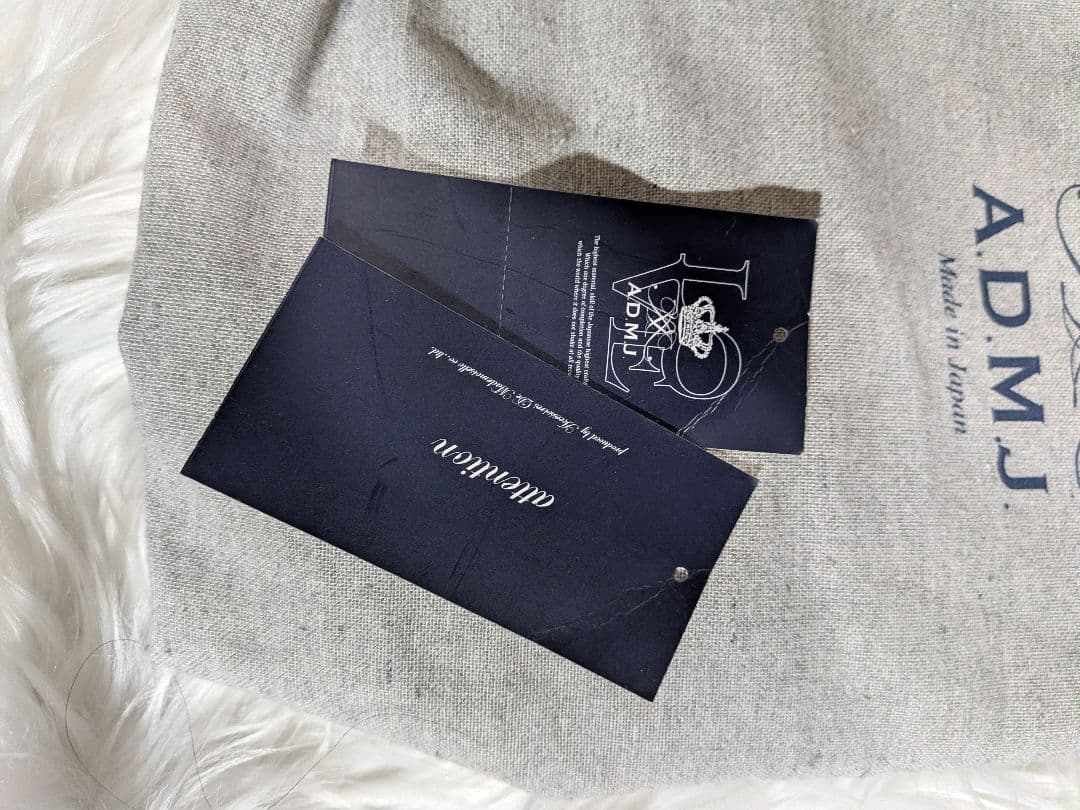 【最終値下】【希少】【新品未使用】A.D.M.J. クラウン刺繍トートバッグ