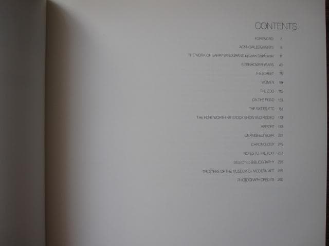 WINOGRAND　Figments from the Real World