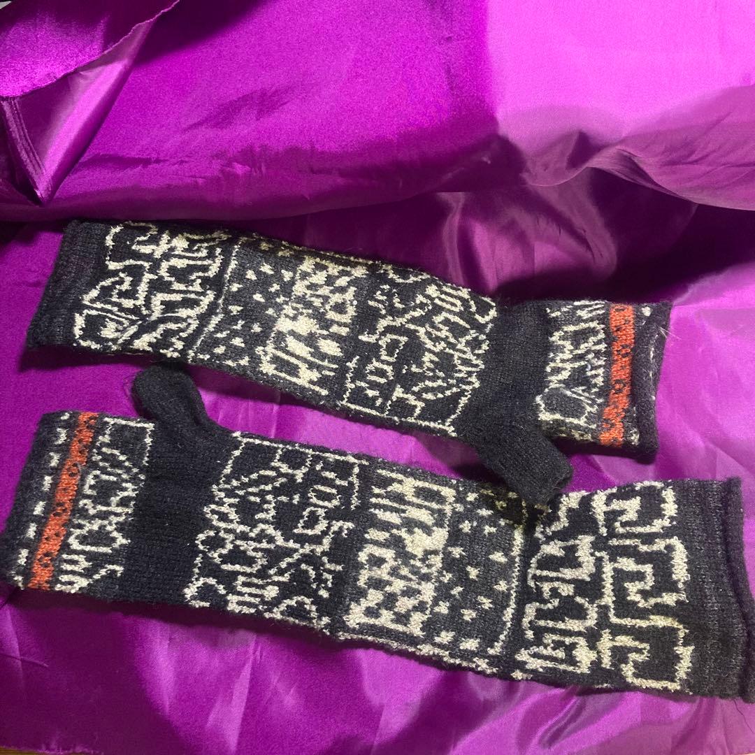 kapital 3way 手袋　アイヌ柄