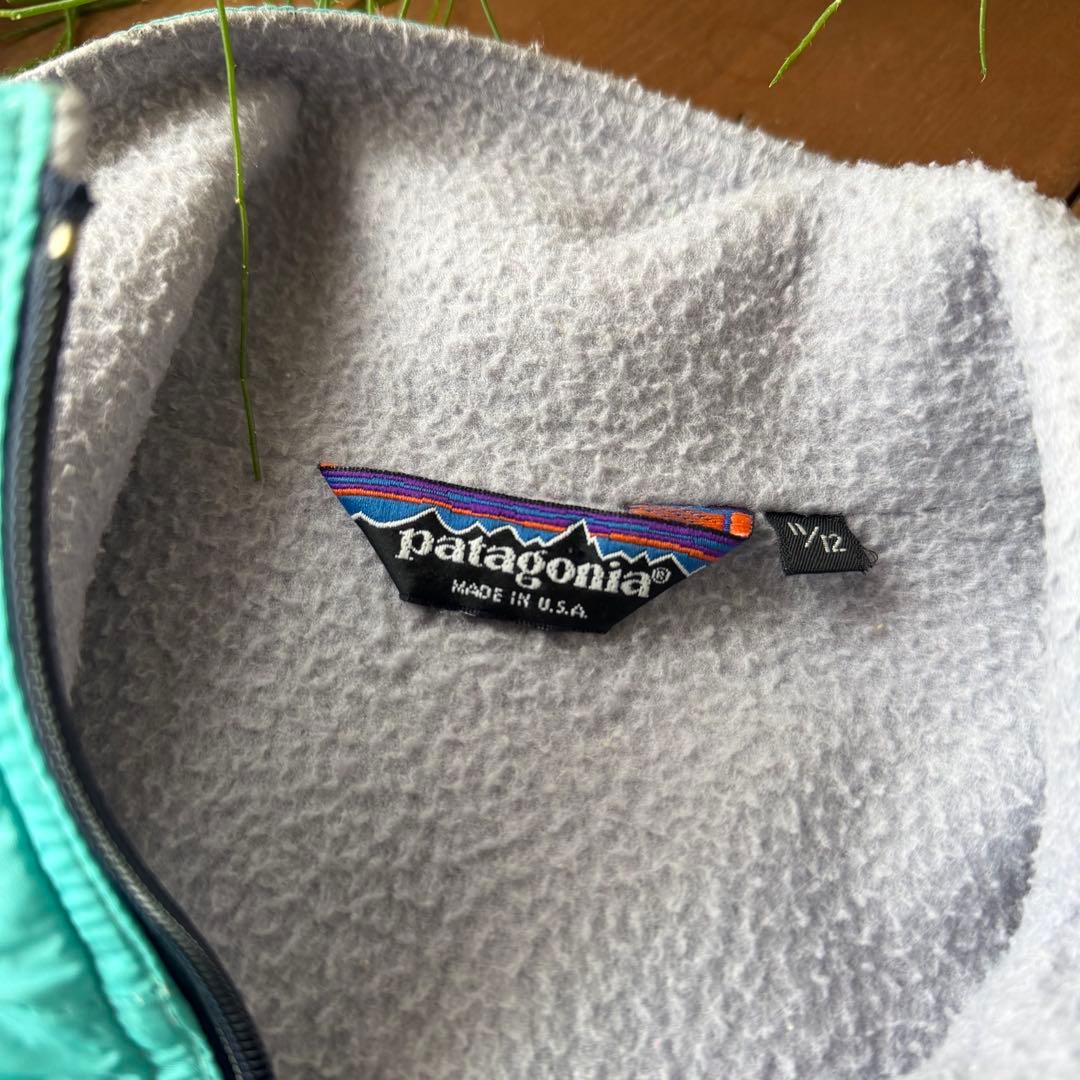 80s USA製 patagonia パタゴニア　シェルドシンチラ 三角タグ