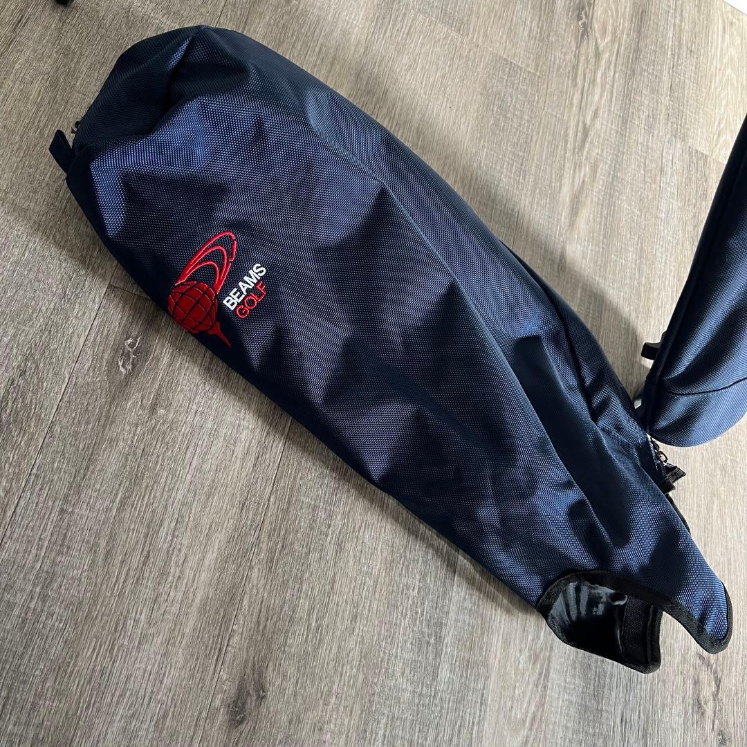 BEAMS GOLF セルフスタンド ゴルフケース ネイビー