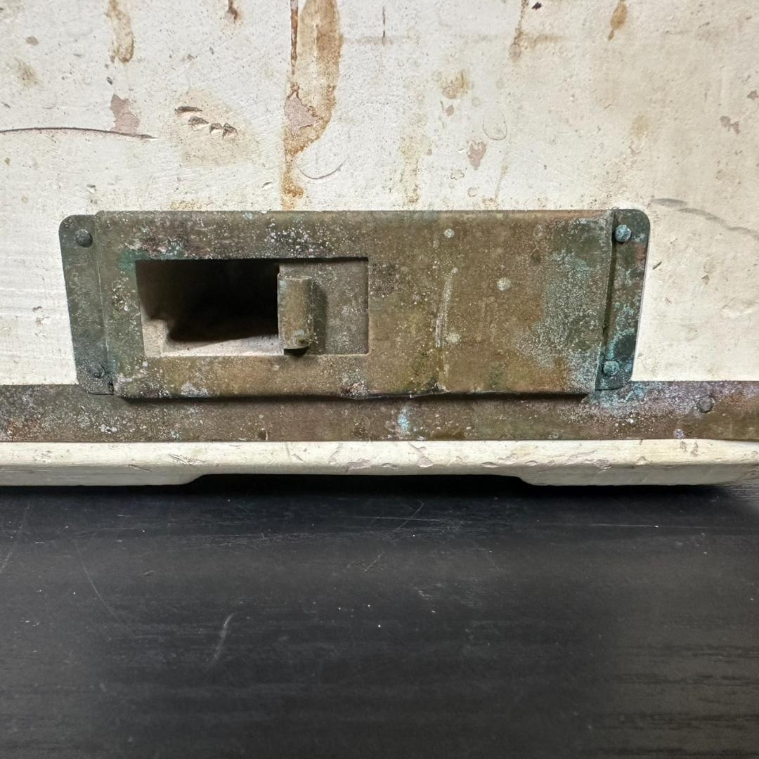 中古品　丸和工業 　天然岩切出　コンロ 七輪　 角型