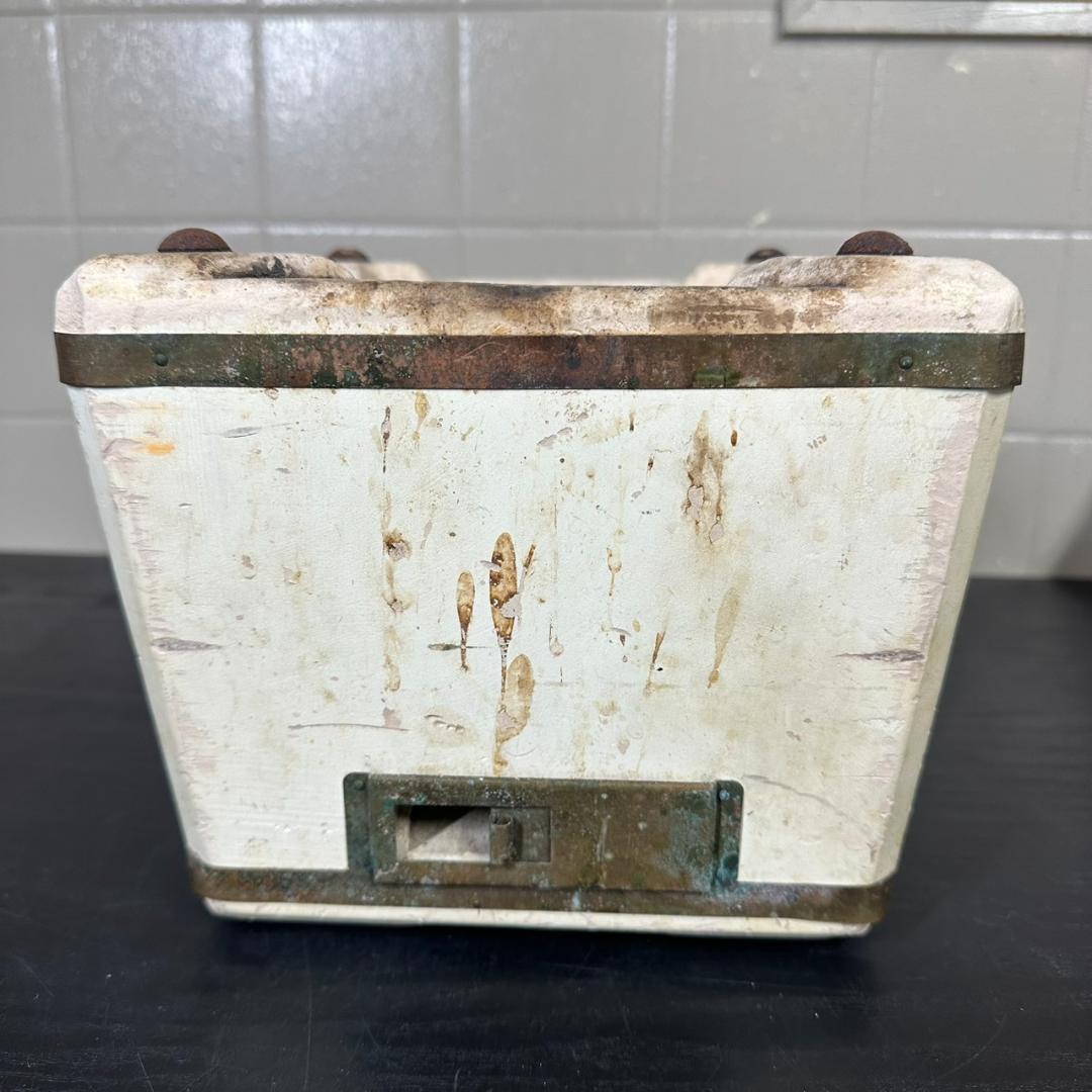 中古品　丸和工業 　天然岩切出　コンロ 七輪　 角型