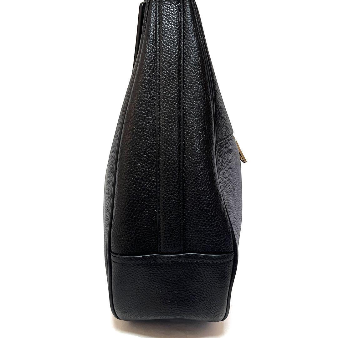 コーチ ワンショルダーバッグ ホーボー レザー ブラック F38259 極美品