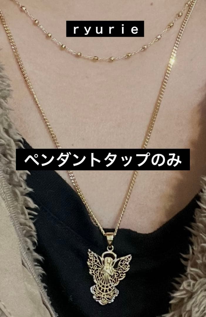 18金レディースペンダントタップ