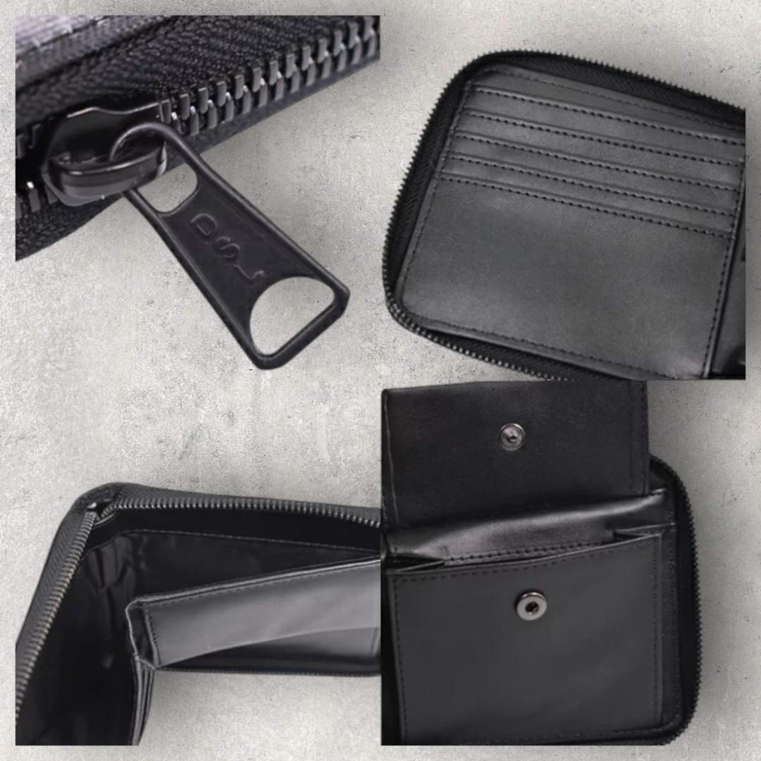 DIESEL COIN ZIPI ディーゼル 二つ折り財布 小銭入れ ブラック