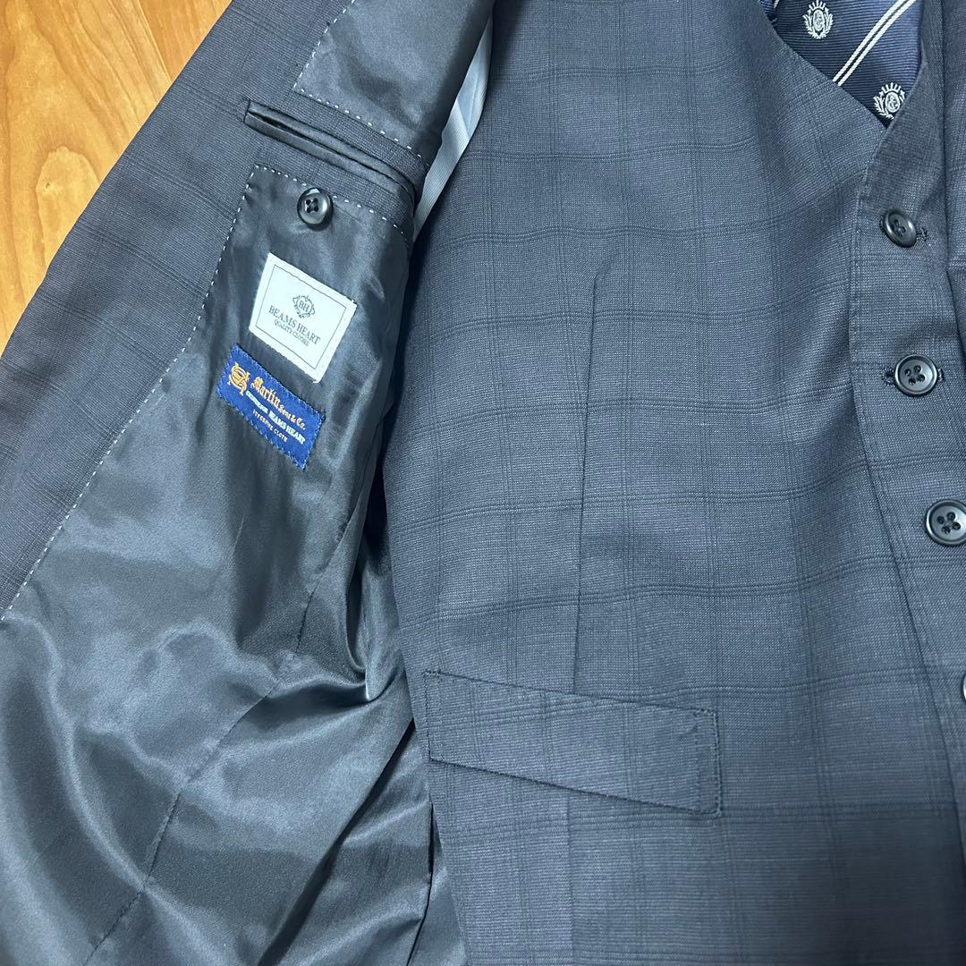 BEAMS HEART 3ピーススーツ サイズ44 セットアップ ビームス