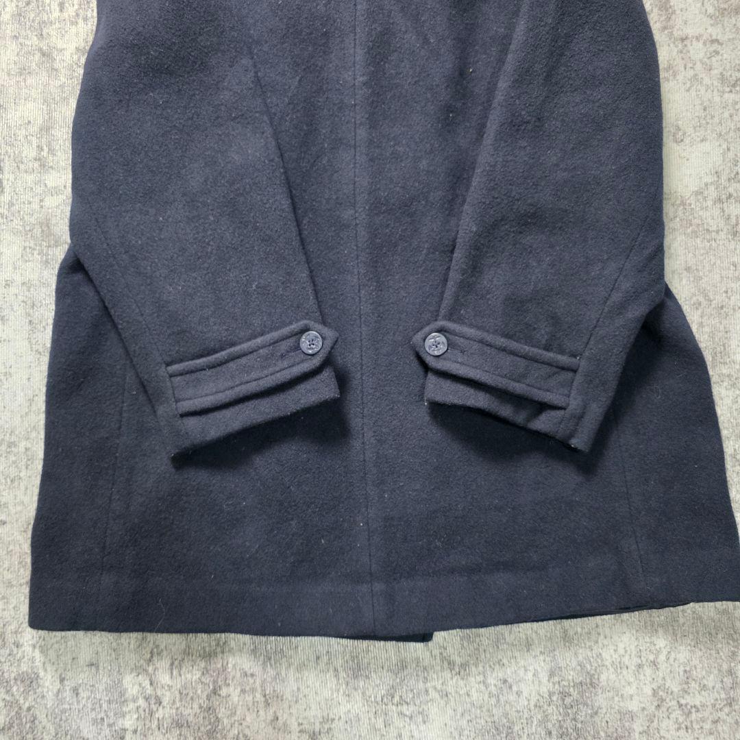 90s Eddie Bauer ウールPコート XL相当 ネイビー