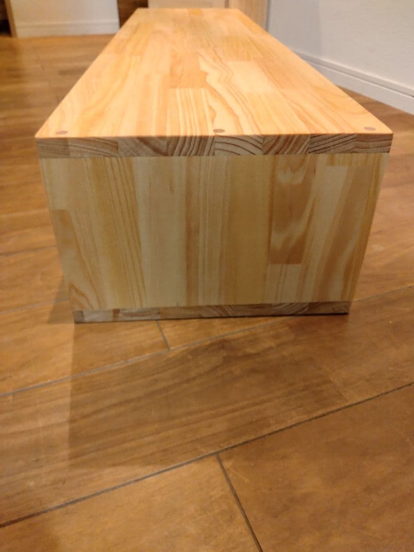 木製　ハンドメイド　オーダー　日の字　シェルフ　棚　水槽台　テレビ台アクアラック