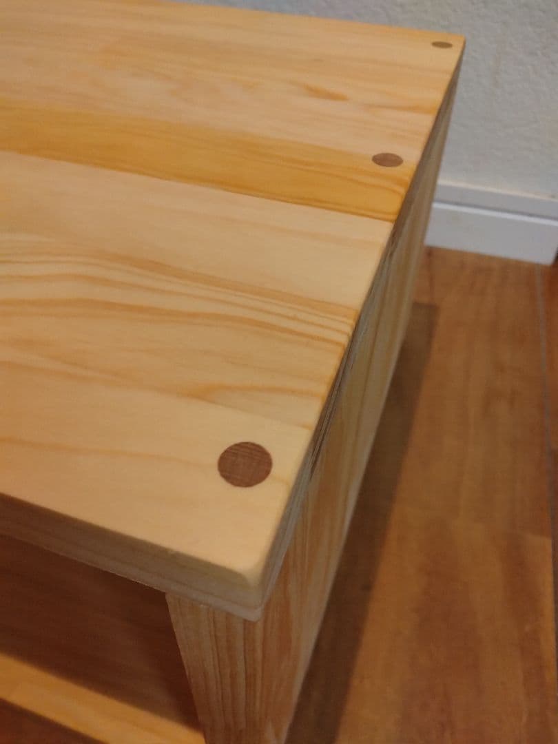 木製　ハンドメイド　オーダー　日の字　シェルフ　棚　水槽台　テレビ台アクアラック