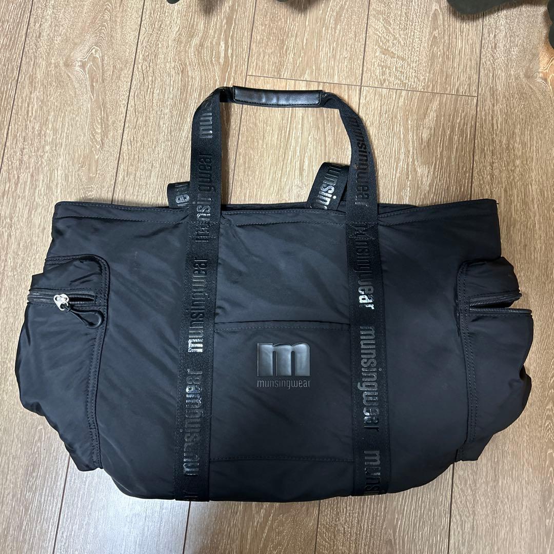 munsingwear ゴルフバッグ 黒 大きめ