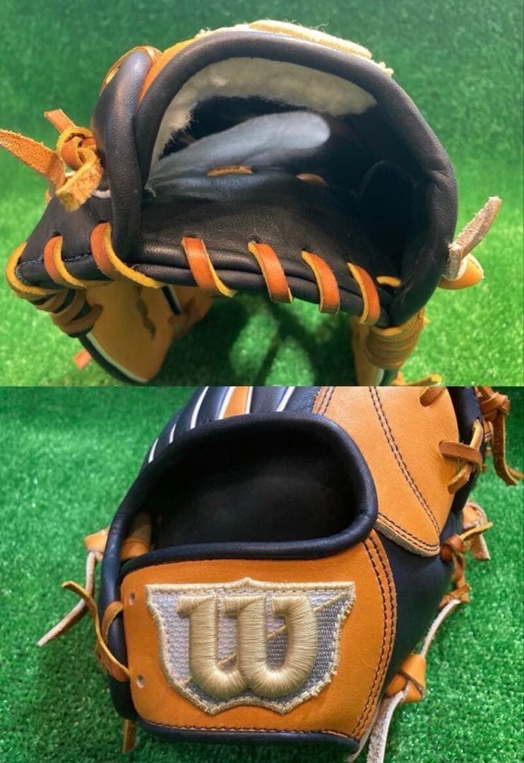 【美品】ウィルソン 一般軟式用 内野手用 グラブ RXL619L マルチカラー