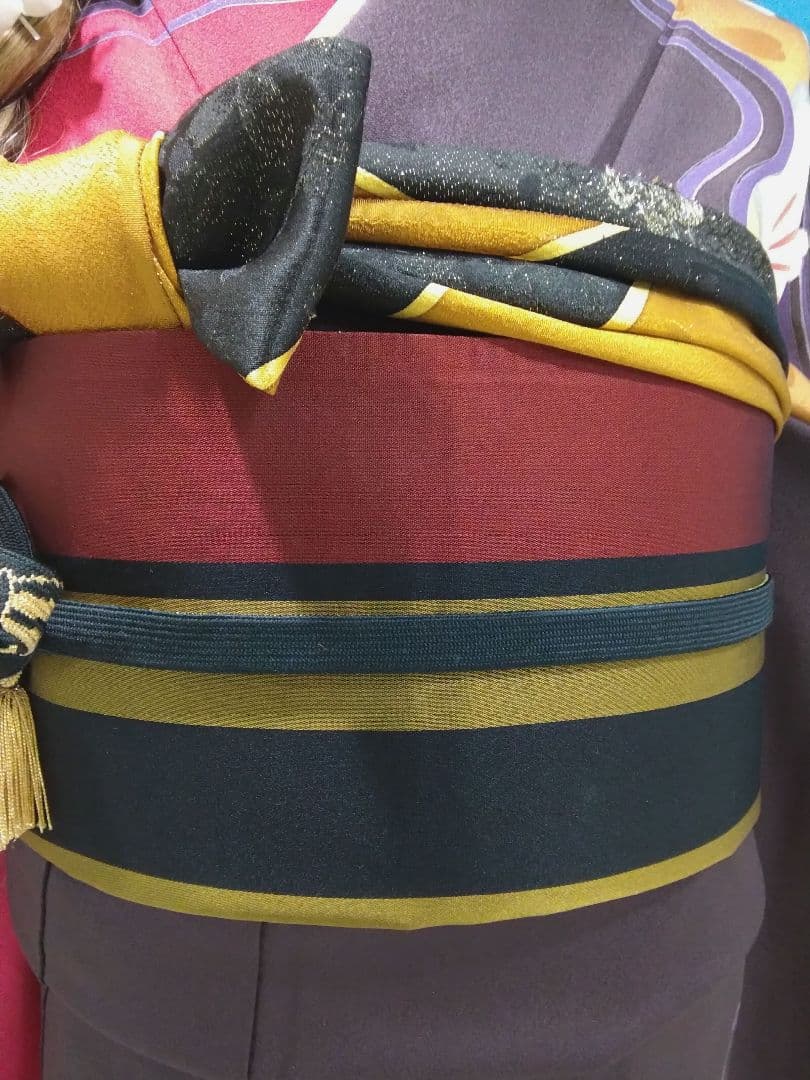 振袖フルセット、一蔵振袖落款、重ね衿帯揚げ帯締め、西陣袋帯、襦袢、トールサイズ