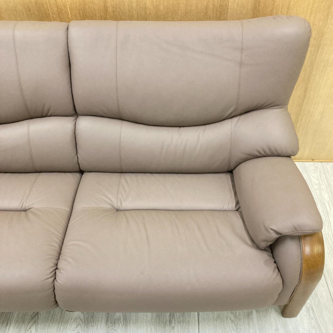 【マルニ】本革　2人掛けソファ　２Ｐソファ