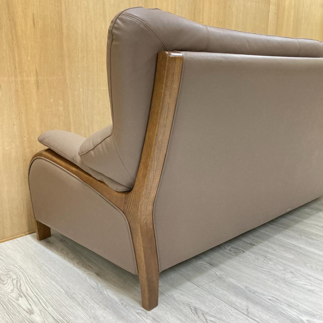 【マルニ】本革　2人掛けソファ　２Ｐソファ